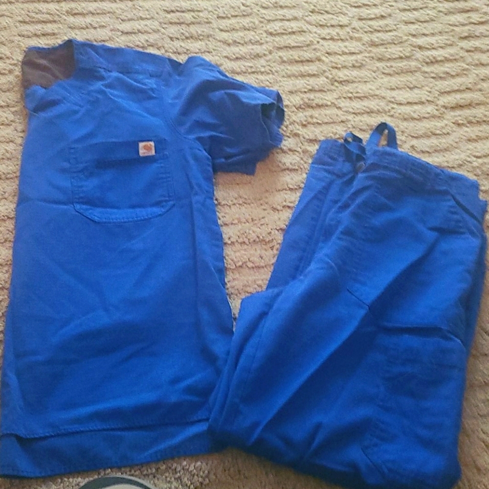 MENS SCRUBS ELECTRIC BLUE
